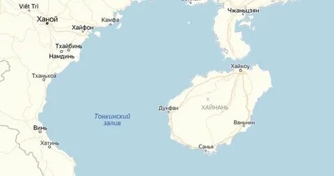 Хайнань какое море