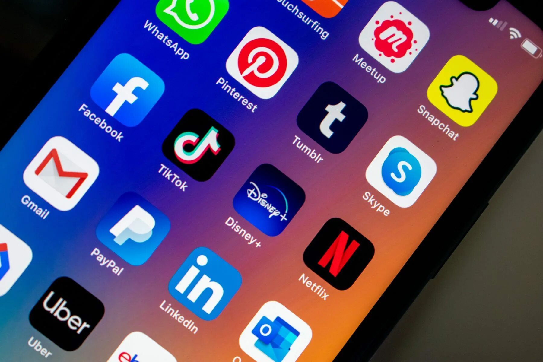 Different apps