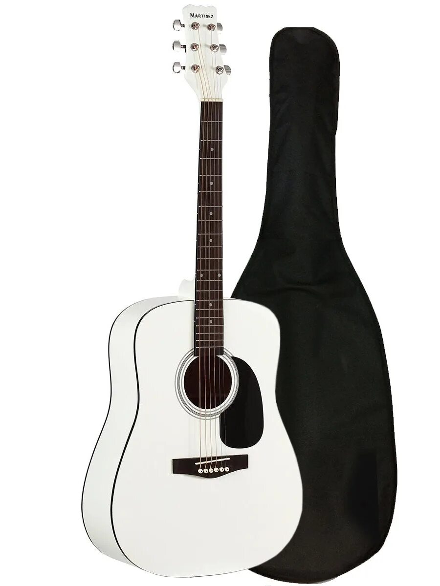 Гитара мартинес купить. Акустическая гитара Мартинез ФАВ 702. Мартинес гитара белая FAW 702. Martinez FAW 702 CEQ vs.