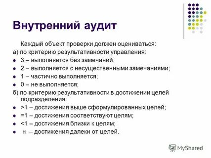 Назначить аудит