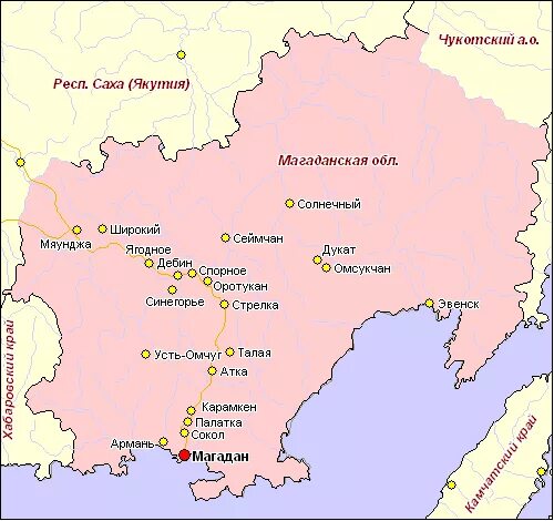 магадан. магаданская область на карте россии с границами. магадан находится. магадан 2005. столица колымы.