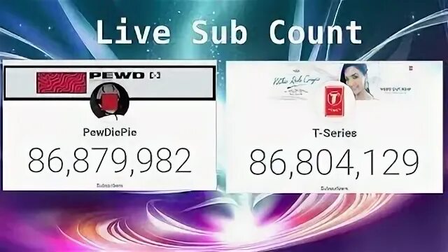 Live sub count. Live sub count