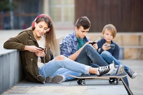 Teenager is pastimes