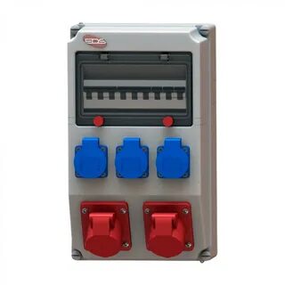 Щит с розетками ip54