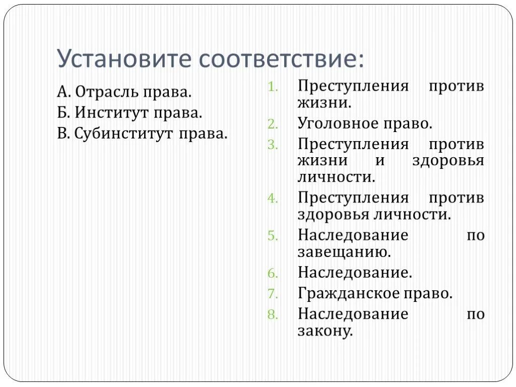 Уголовное право институты. Институт уголовного наказания отрасль