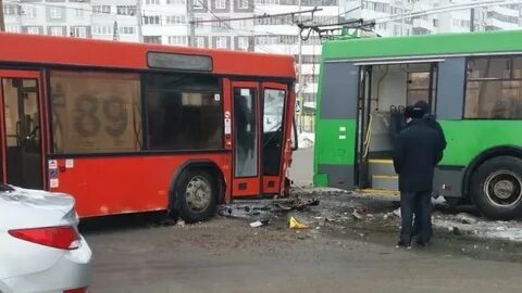 Дтп с автобусом в казани