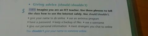 This information to give