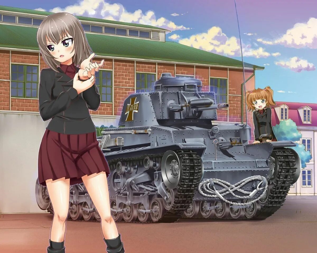 Танк из аниме girls und panzer. Аниме танкистки girls und panzer. Аниме танкистки алиса. Аниме танкистки 1 сезон. Девушки про танки.