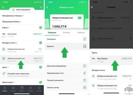 Можно ли снять деньги через приложение сбербанк