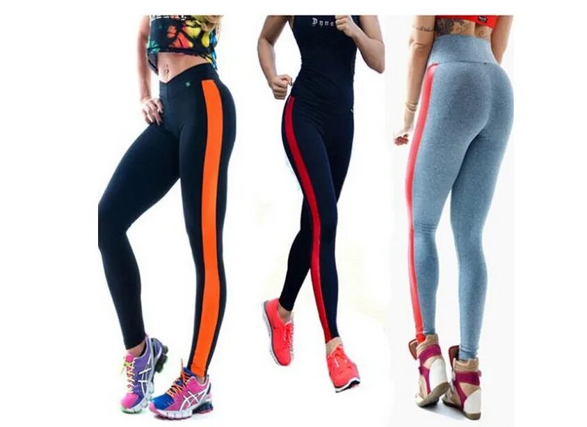 Лосины в масле. Спортивные легинсы. Stripe Leggings booty.