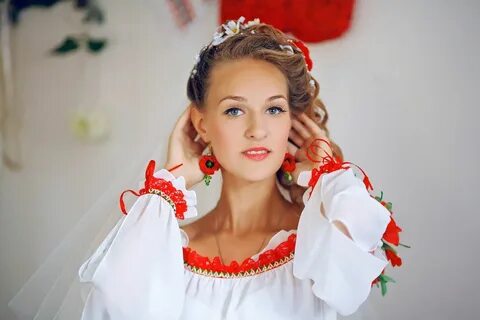 свадебные прически на руси