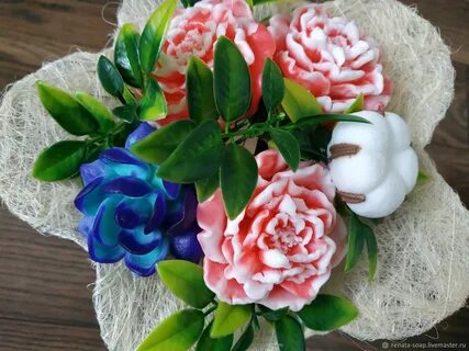 Soap flowers