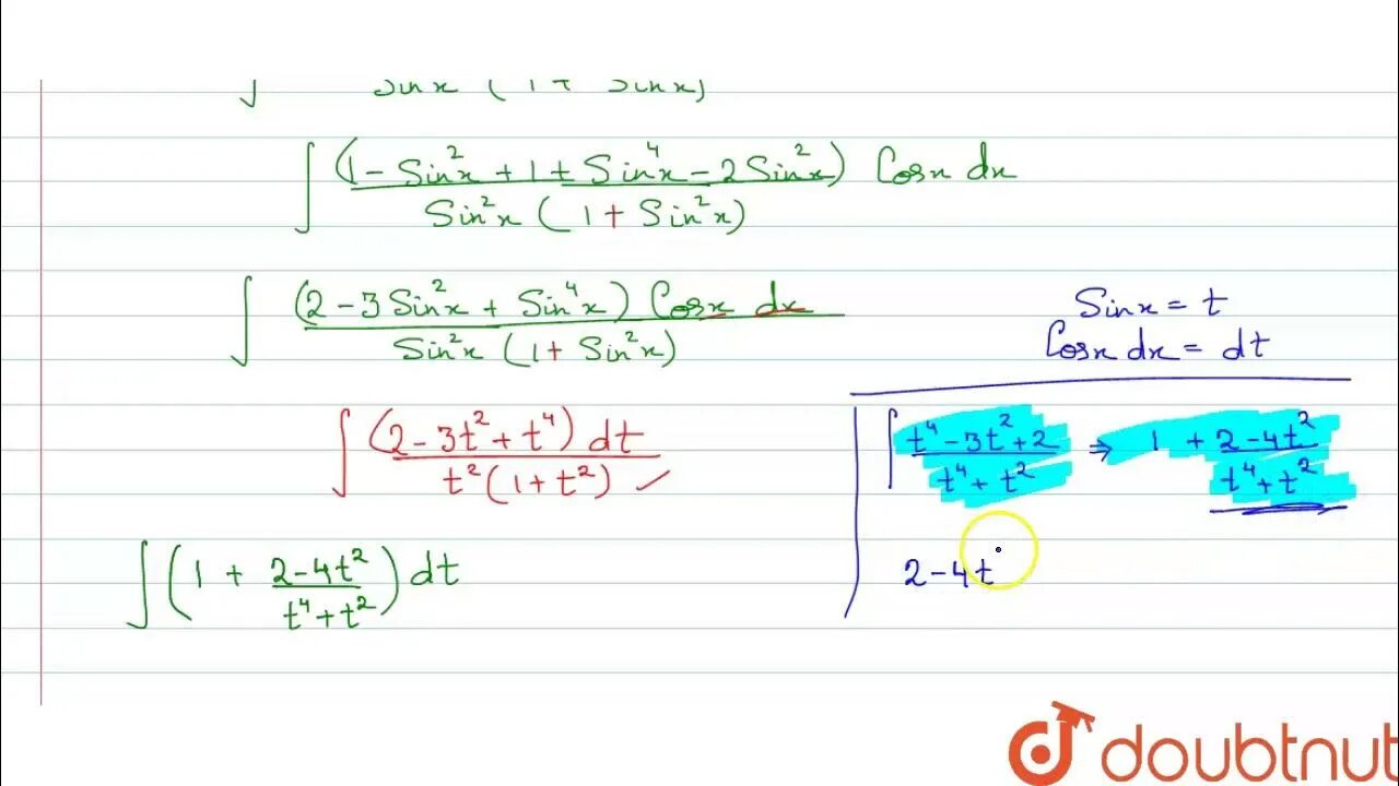 Cos(3*x-5)DX. DX/5+4sinx. INT cosx/x. INT cos x/4dx. Int cos