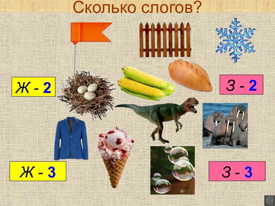 З ж зж