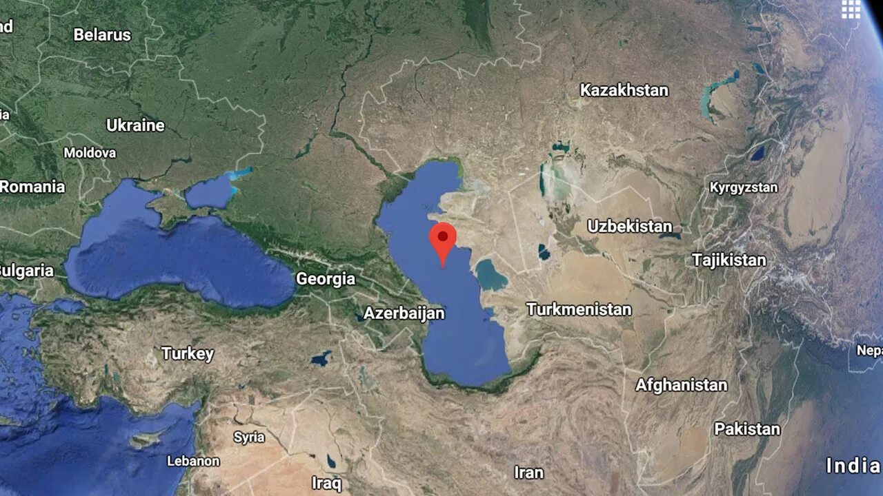 Какие государства омывает каспийское. Каспийском море на карте. Каспийское море на карте России. Северная часть Каспийского моря.