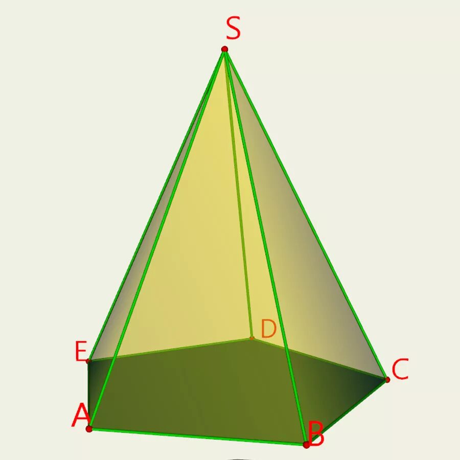 1 правильная пирамида