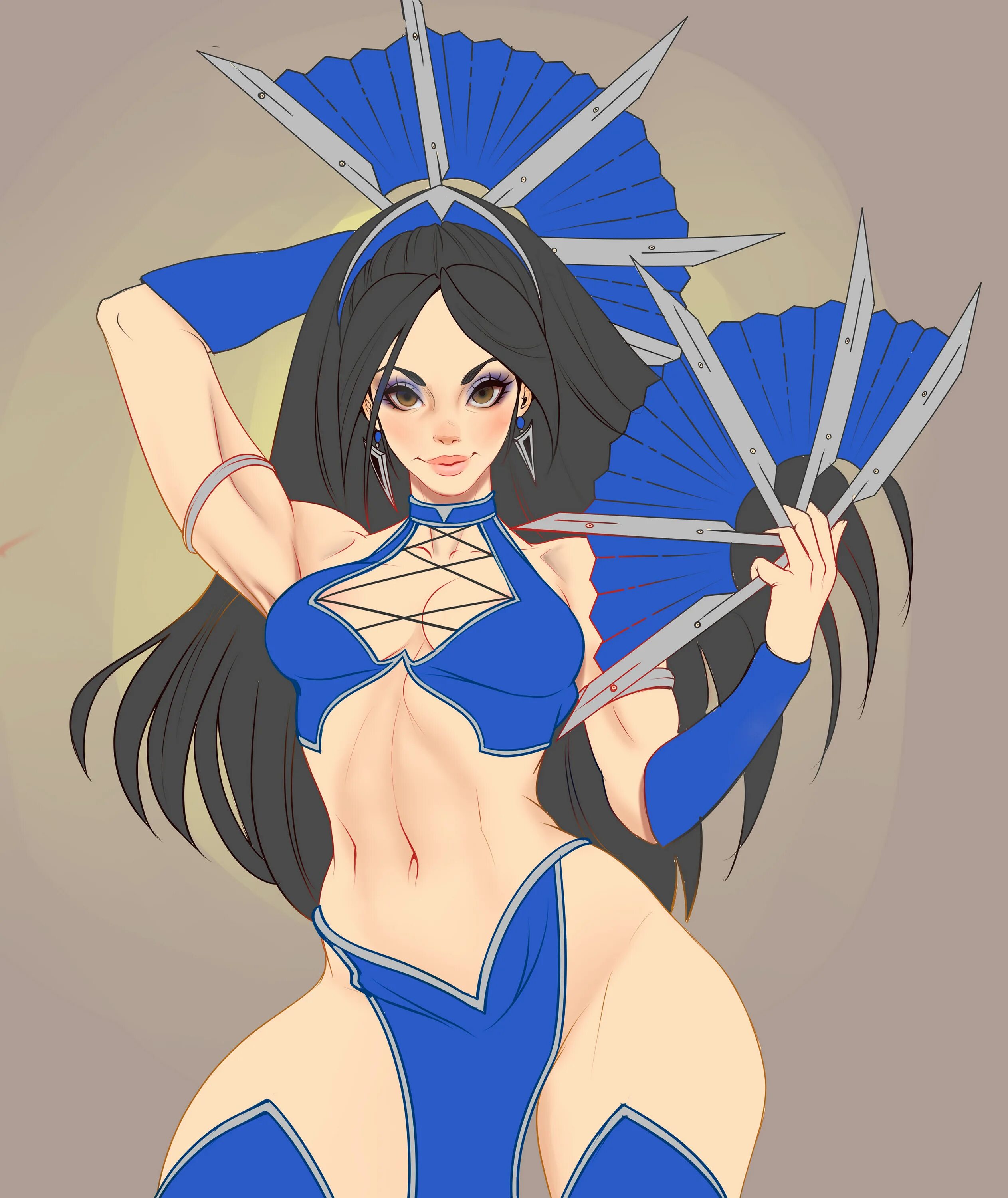 Kitana 18. Китана арт. Китана эччи.