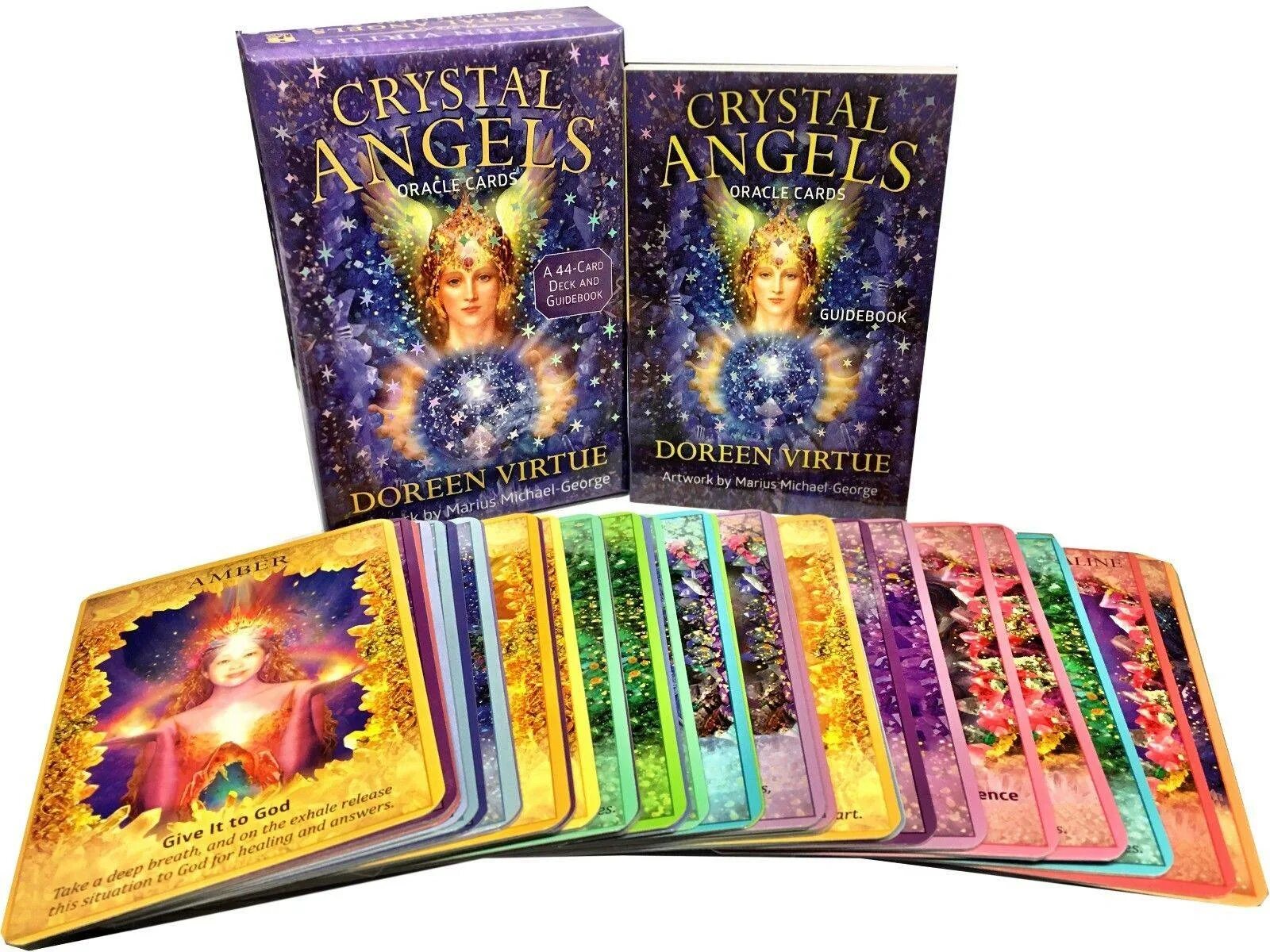 Карты crystal. Оракул Дорин Верче. Crystal Angel Oracle. Crystal Angels Oracle Cards Virtue. Crystal Angels Oracle Cards by Doreen Virtue.