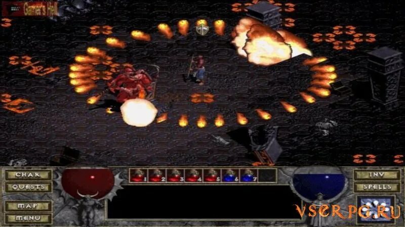 Diablo 1 геймплей. Diablo 1 ps1. Diablo игра 1. Диабло 1 на пк на русском. Диабло 1 голем.