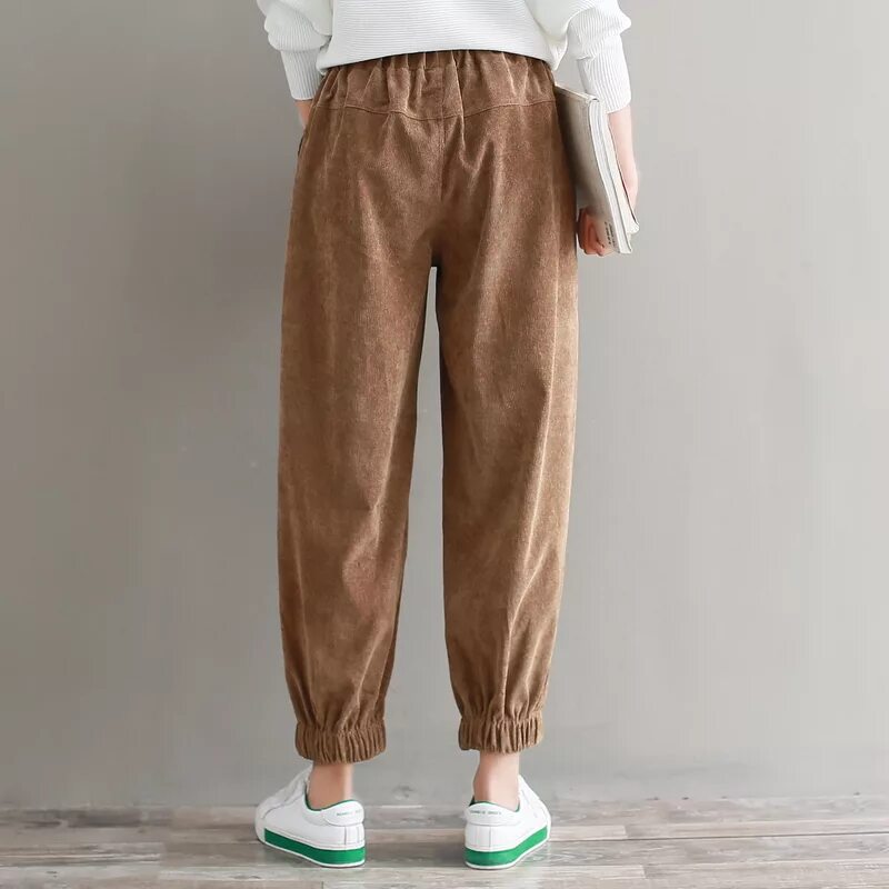 брюки jumbo corduroy. женские вельветовые штаны на манжетах. вельветовые брюки женские с резинкой по низу. вельветовые штаны на резинке. вельветовые брюки на рез.
