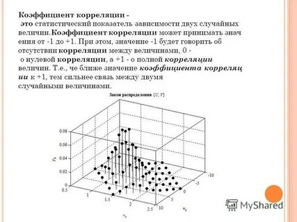 Статистическая зависимость случайных величин