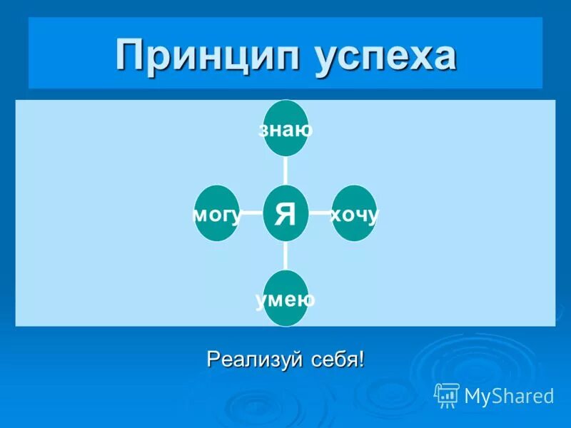 основные принципы успеха