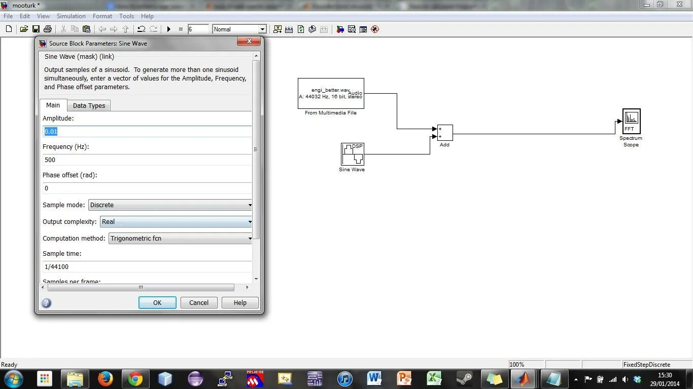 Step matlab
