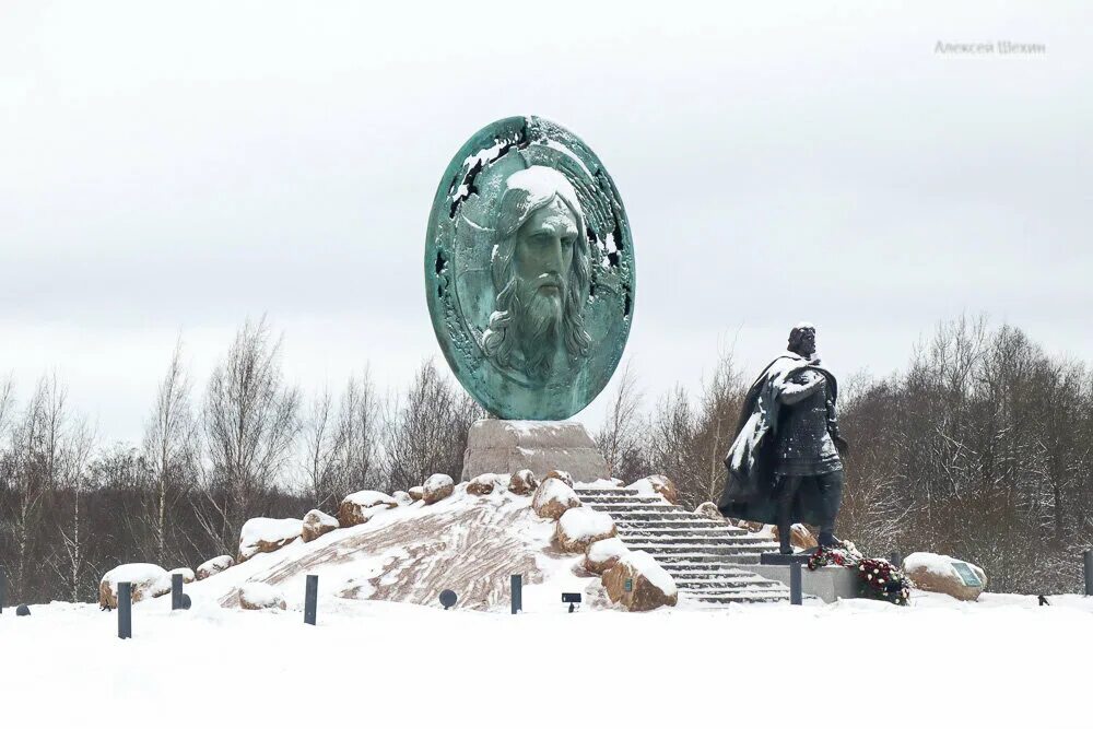 Памятники никольское. Мемориал Александру Невскому в Тосненском районе.