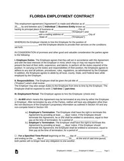 Job contracts