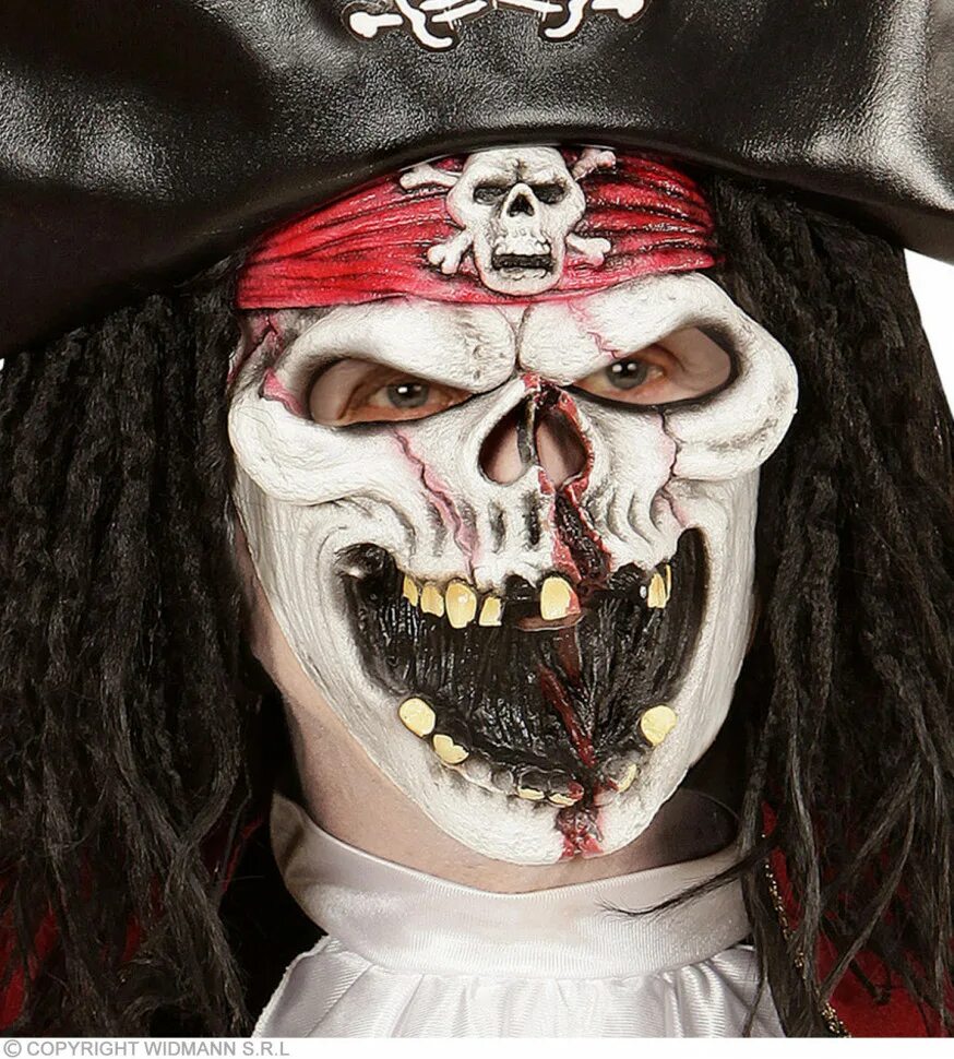 Ужасный пират. Пиратская маска. Карнавальная маска «пират». Страшный пират. Маска разбойника.