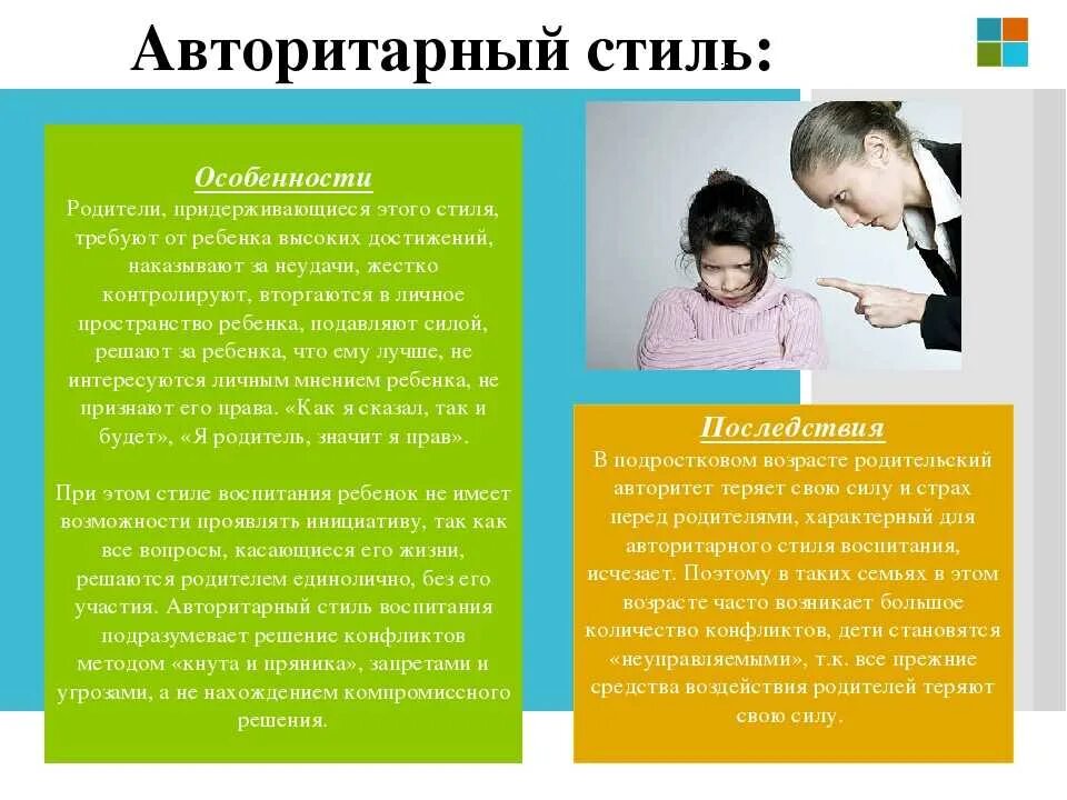 Авторитарный стиль ситуация