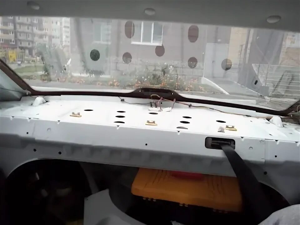 Как снять полку гранта Виброизоляция капота, крышки багажника и задней полки Datsun on-Do, 1,6 л, 201