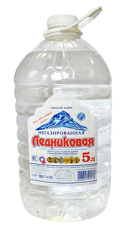 Негазированная вода 5 литров