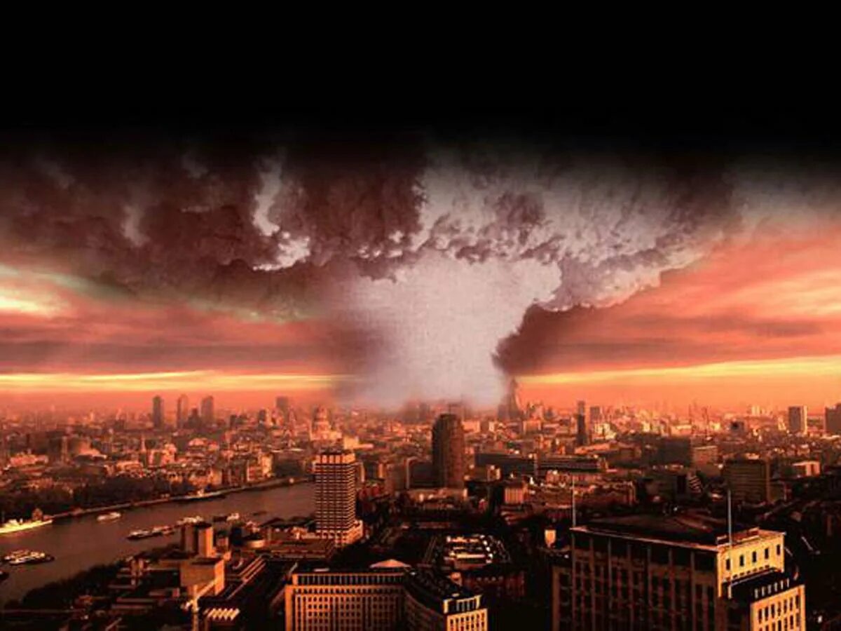 Ядерный взрыв. Угроза мировой ядерной войны. Ядерный Армагеддон. End of video