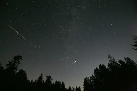 Небо ночью в августе