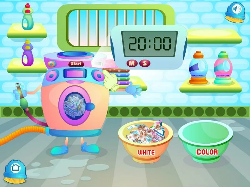 Игры стирать одежду девушек