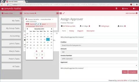 Camunda variables