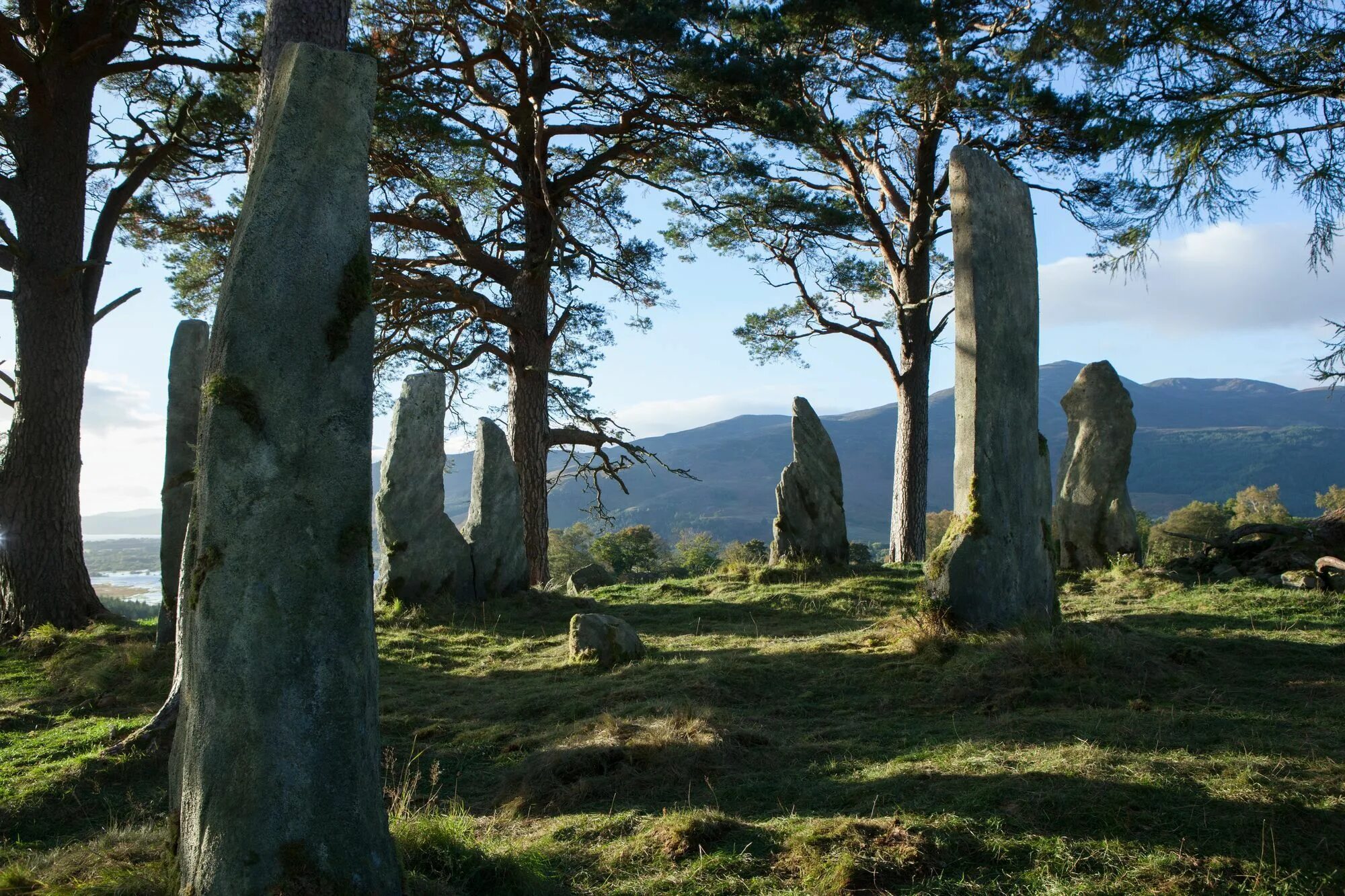 Stone through