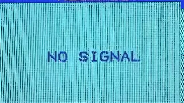 No signal detected на мониторе что
