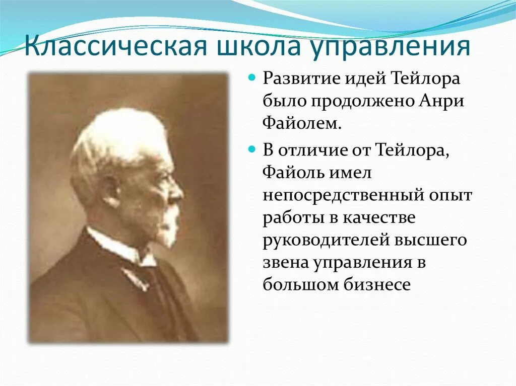 Классическая или административная школа управления Анри Файоля. Школы управления Файоль Тейлор. Файоль школа менеджмента. Классическая школа менеджмента Файоль. Классическая школа идеи