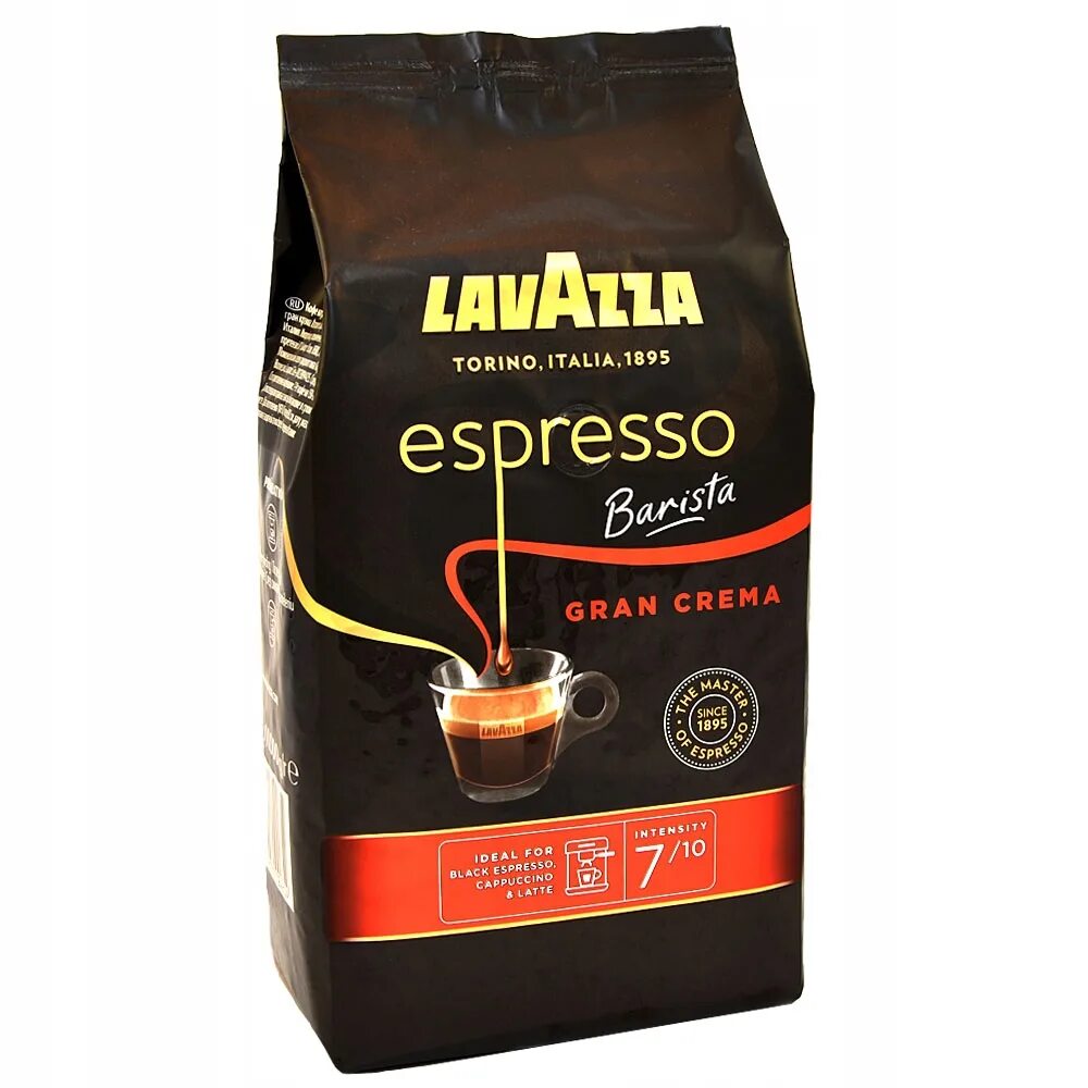 Кофе в зернах Lavazza Espresso Barista Gran crema, 1 кг (Лавацца). Лавацца Espresso Barista 1кг зерно. Кофе Lavazza зерновой 1000 гр Gran crema. Кофе в зернах Lavazza Espresso Barista Gran crema 1 кг в/у. Кофе в зернах 1 кг lavazza crema