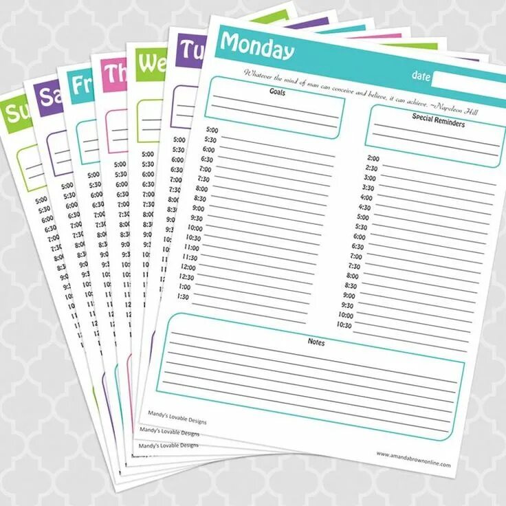 Diy Planner Templates, This Guide Is For A5 Planners, So You Need A5 Paper.