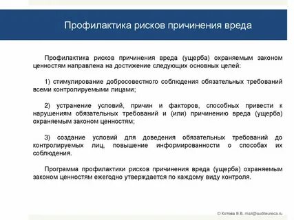 Профилактика обязательных требований