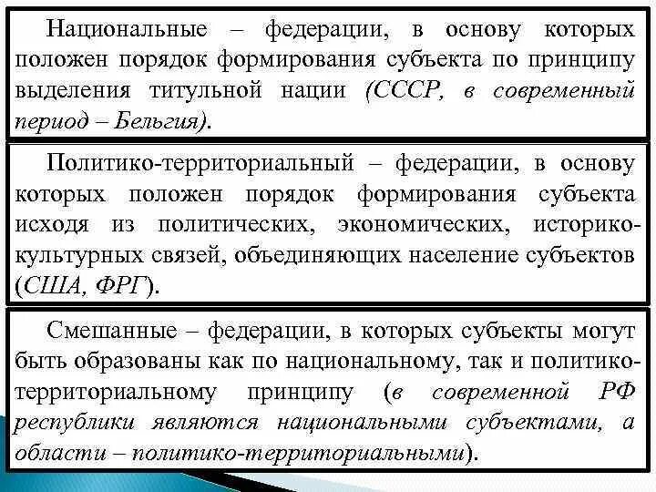 Национально территориальный принцип федерации. Националонын Федерации. Национальная Федерация это. Национально-территориальная Федерация. Национальные Федерации примеры.