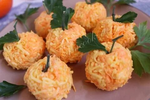 Закуска из моркови с чесноком