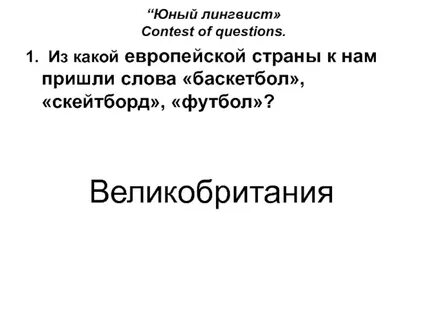 Лингвист проект
