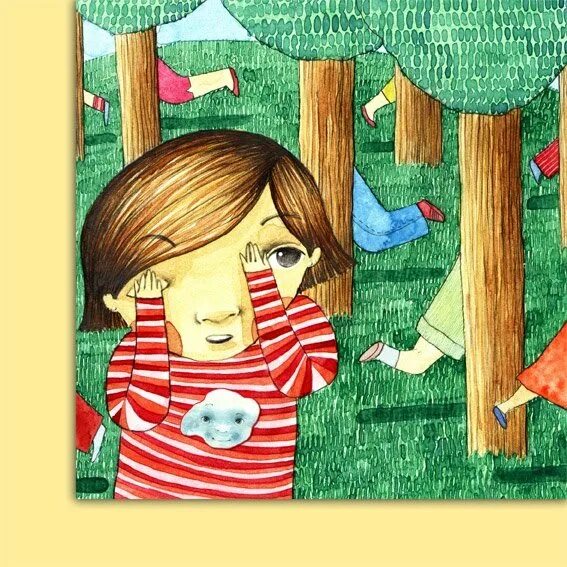 Сыграем в игру прятки. Дети прятки. прятки рисунок. картина прятки. прятки для дошкольников.