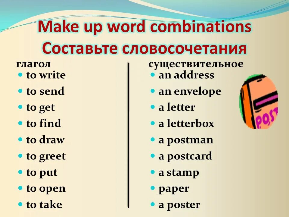 Types of Word combinations. Attributive Word combination. Make Word combinations. Word combinations in English.