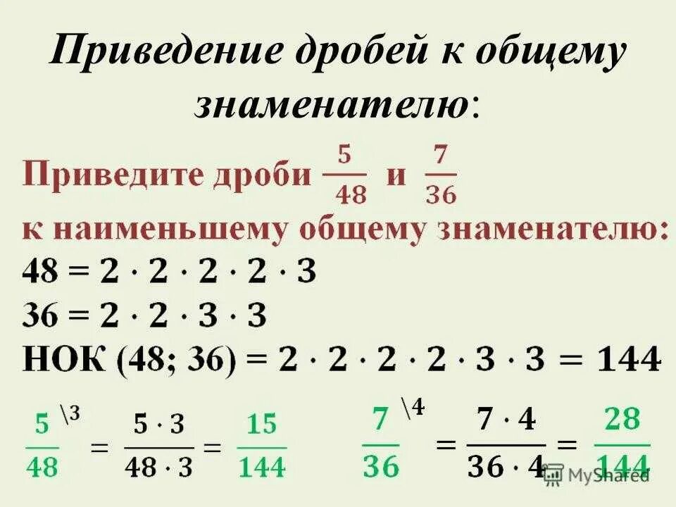 Тема приведение дробей к общему знаменателю сравнение дробей. Правило приведения дробей к общему знаменателю. Приведение дробей к общему знаменателю примеры. Приведение дробей к общему знаменателю 6 класс.