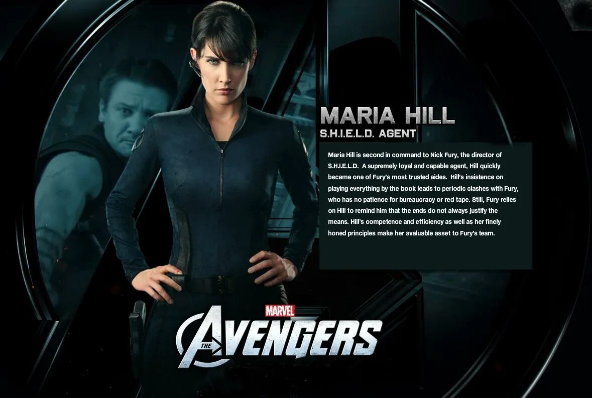 Maria hill. Коби Смолдерс Марвел.